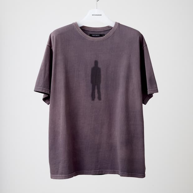 해칭룸 vtg ghost tee washed purple charcoal