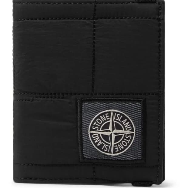 19SS 스톤 아일랜드 퀄팅 쉘 반지갑