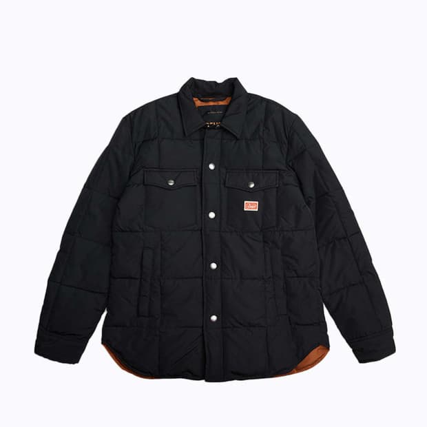 데우스 퀄팅 패딩 셔츠