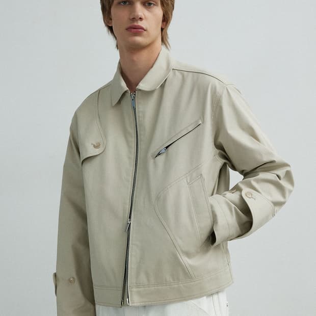 언지미크 트렌치 자켓 L