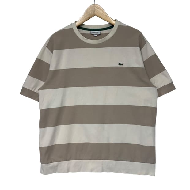 LACOSTE 로고 반팔 티셔츠