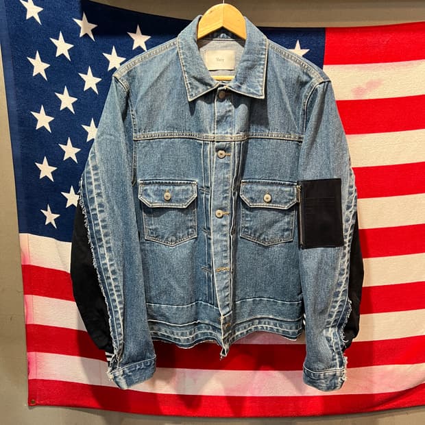 Vary 데미지 데님 자켓
