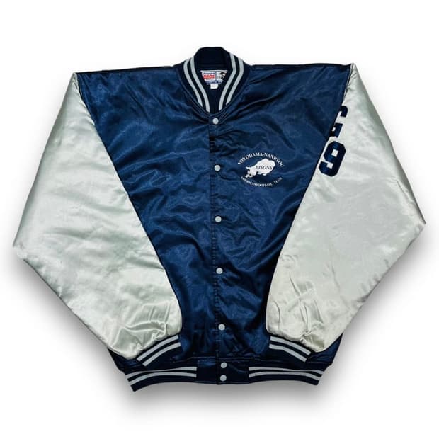 BROS 90s BISONS 올드스쿨 오버 스타디움 자켓