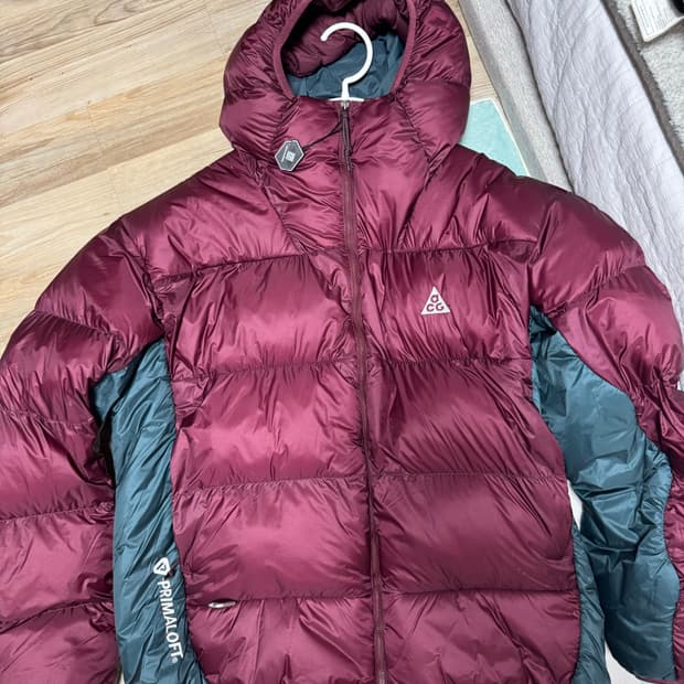 나이키 acg 써마핏 ADV 루나 레이크 퍼퍼 자켓 패딩 나이트 마룬