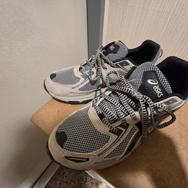 아식스 젤 벤쳐6 페더 그레이 블랙 270