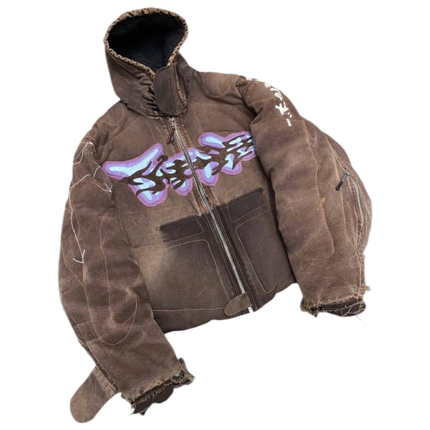 Lukesthunder 빈티지무드 후드봄버 