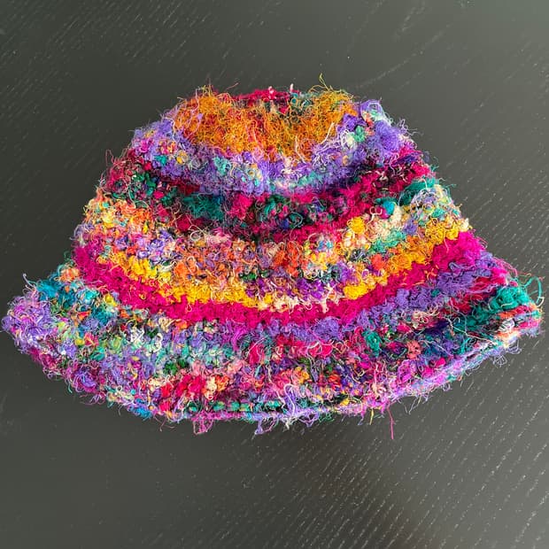 [핸드메이드] 니트 버킷햇 모자