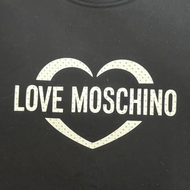 (진짜 신기함 영상제공가능) love moschino 렌티큘러 맨투맨