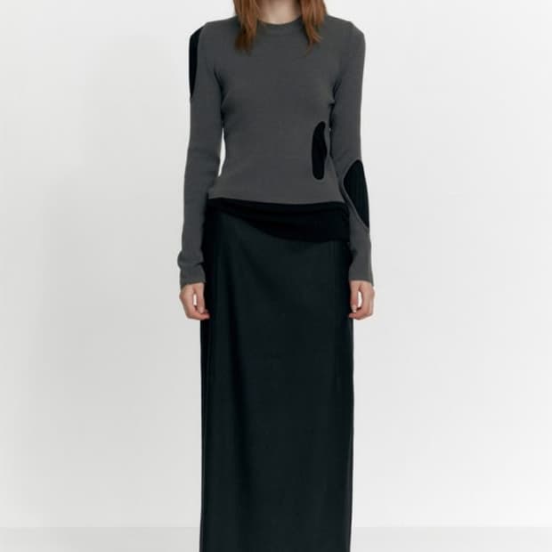 스튜디오테이블 SLIM CUT OUT KNIT
