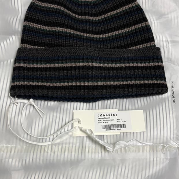 [새상품] 카키스 하버 비니 블랙