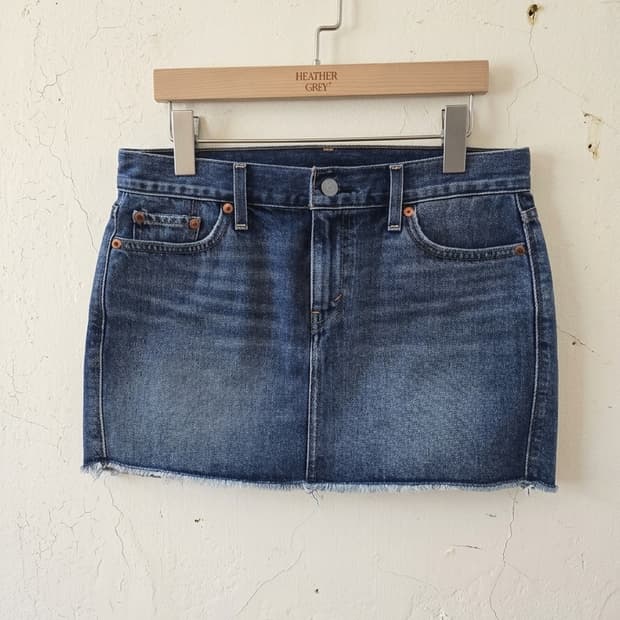 리바이스 데님 미니 스커트 W26