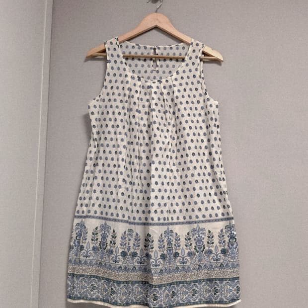 모리걸 블루밍 코튼 원피스