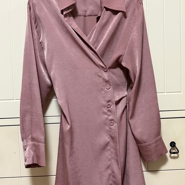 RAIVE 셔츠 원피스 핑크