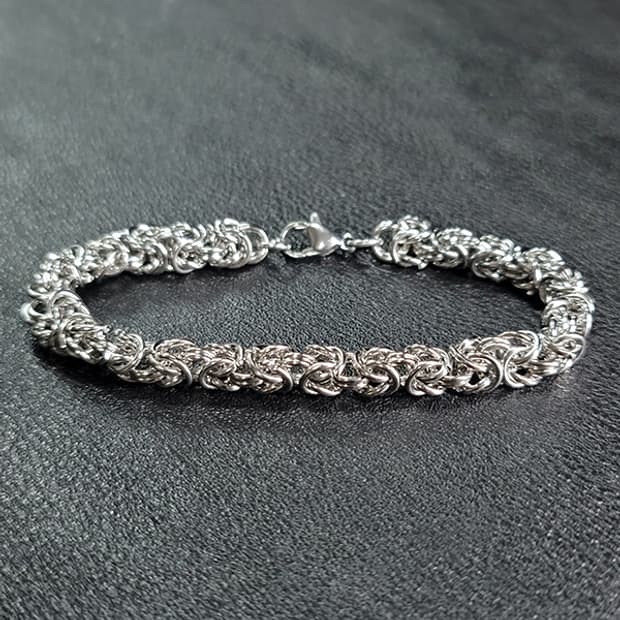 Fenor 티타늄 6mm 남자 체인 팔찌