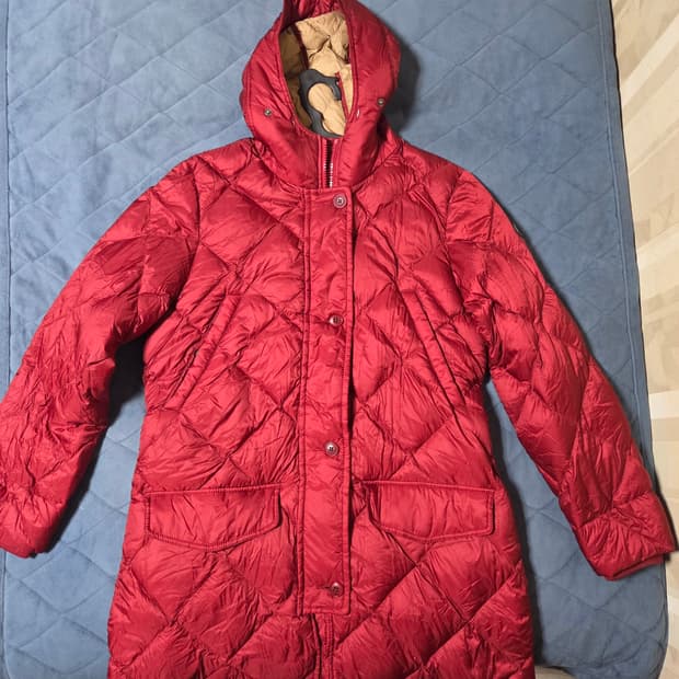 아베크롬비 레드 패딩