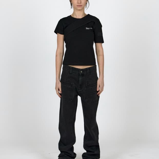구매) MPa SPLIT POCKET PANTS (BLACK)
