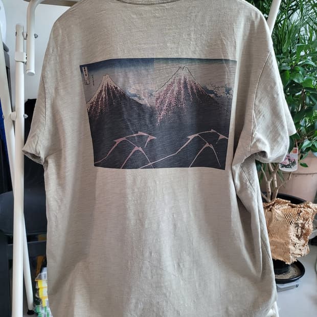 🏔️ [XXL]교토한정유니클로 호쿠사이검은 후지산' (MFA 보스톤)