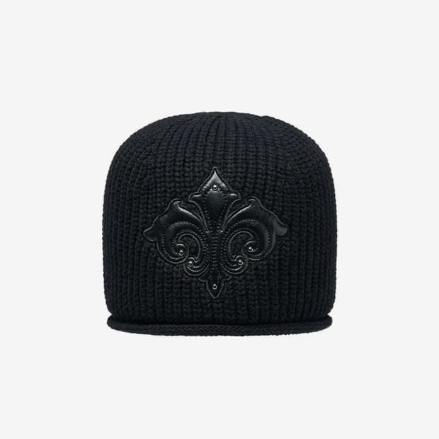 이상원손민수) 레씨토 레더 패치 비니 블랙