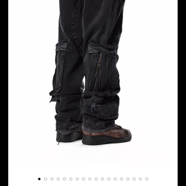 ETCE LAYERED BACK CARGO DENIM PANTS 2.0 