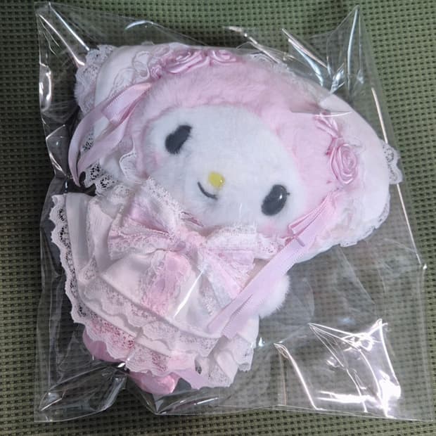 산리오화이트프릴 마이멜로디 마스코트 