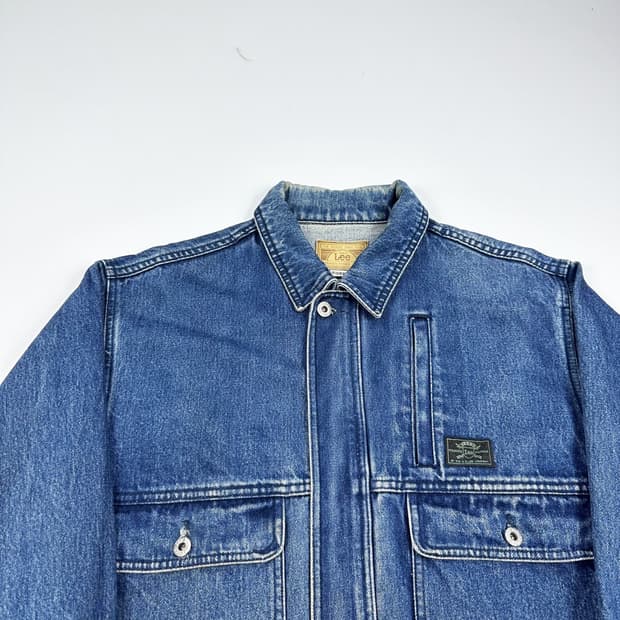 Lee (리) 레트로 데님 트러커 자켓 (L)