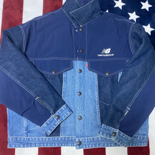 리바이스x뉴발란스 트러커 양면 자켓