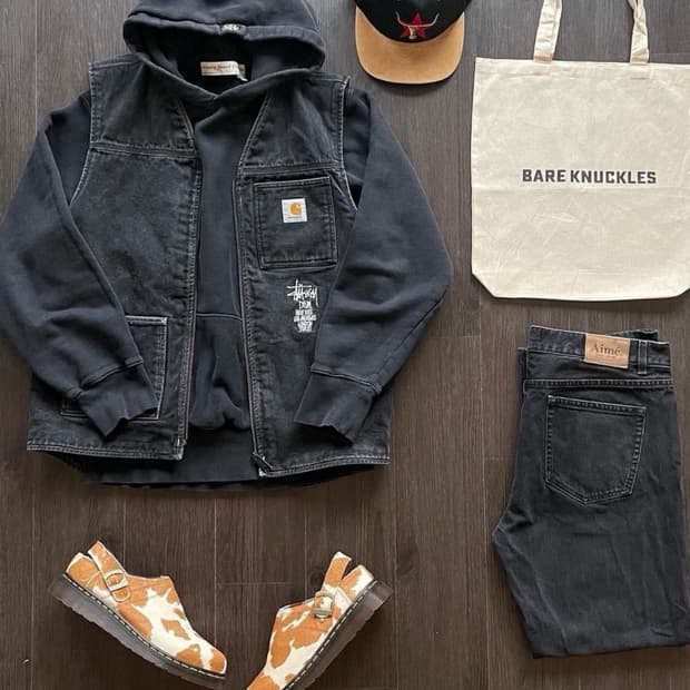 도버 스트릿마켓 스투시 칼하트 베스트