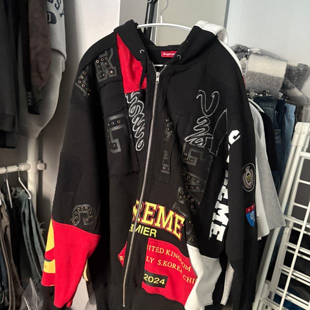 슈프림 후드집업