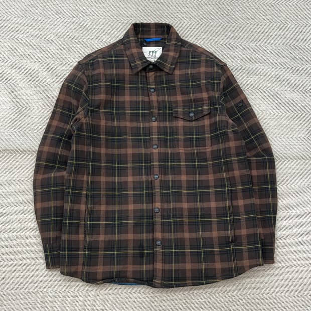 헨리코튼 체크 헤비셔츠 r3014