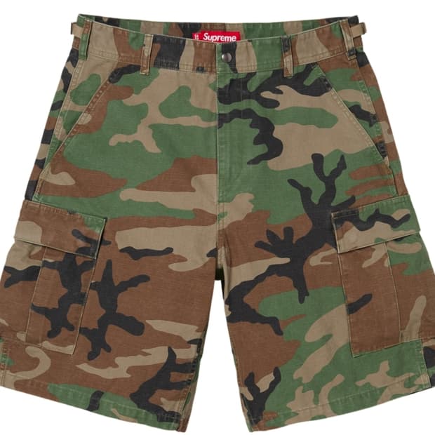 슈프림 supreme 우드랜드 카모 쇼츠 38사이즈