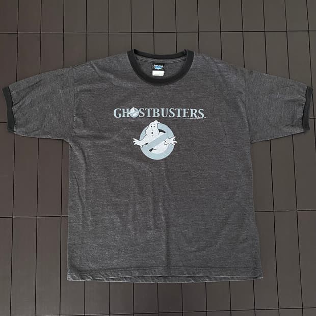 (XL) 00s 빈티지 고스트버스터즈 링거티 티셔츠