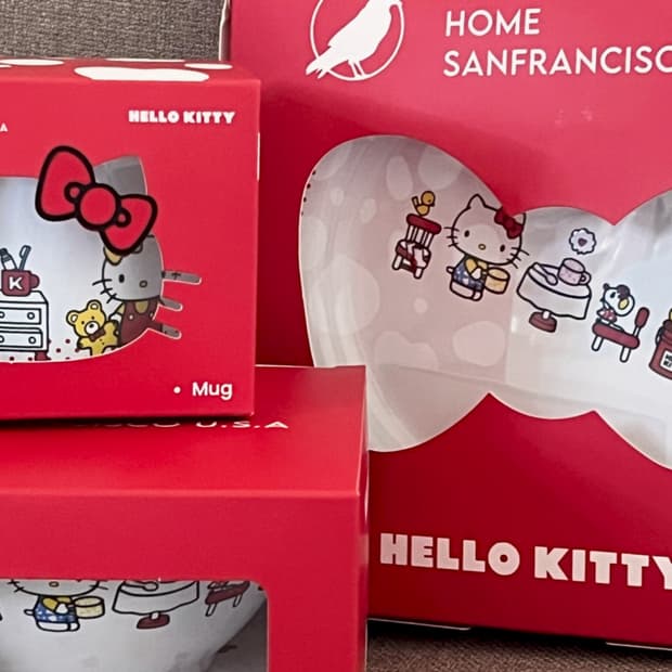 크로우캐년 헬로키티 레드 세트