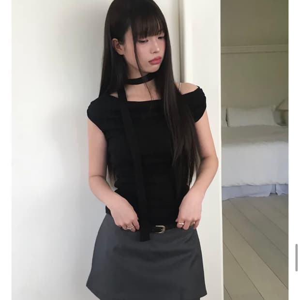 애니원모어 미니 스커트 팬츠 M