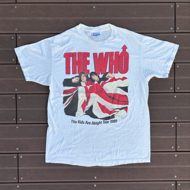 The Who 1989 투어 반팔 티셔츠