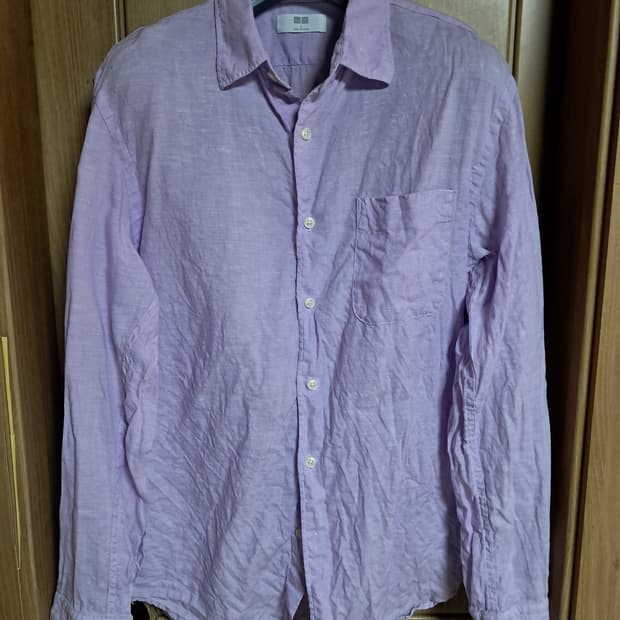 유니클로 마 셔츠 L