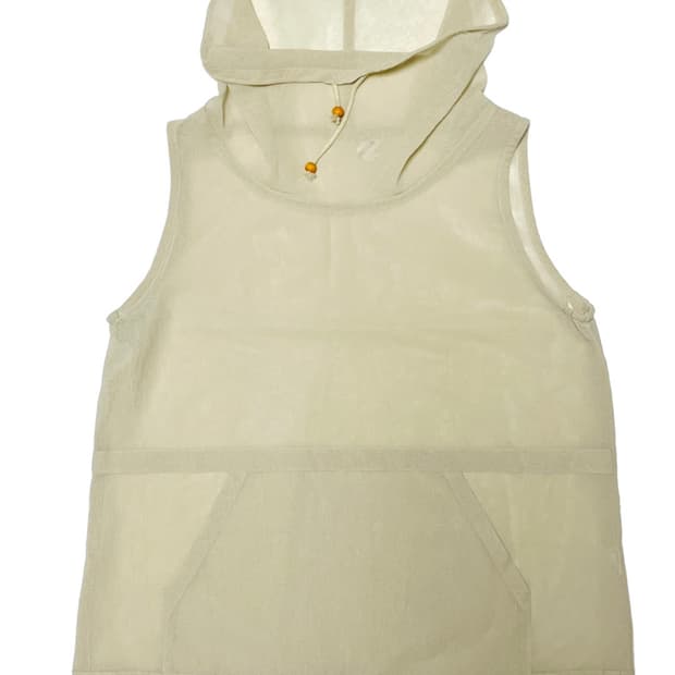 Turtleneck see through vest