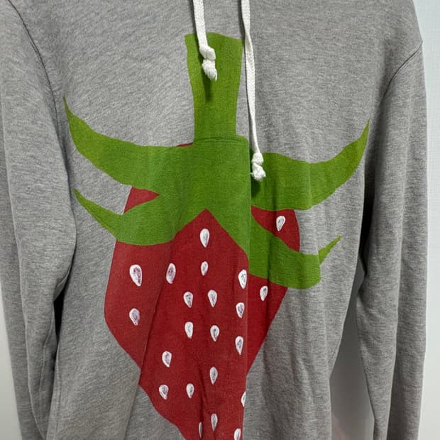 꼼데가르송 셔츠 기요미 딸기 후드티 M