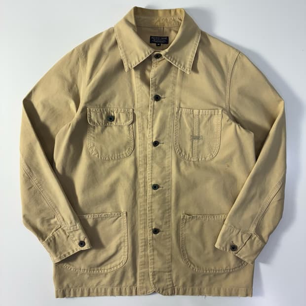 Polo  폴로 진스 컴퍼니 베이지 캔버스 워크 자켓  