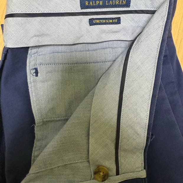폴로 네이비 치노팬츠 32