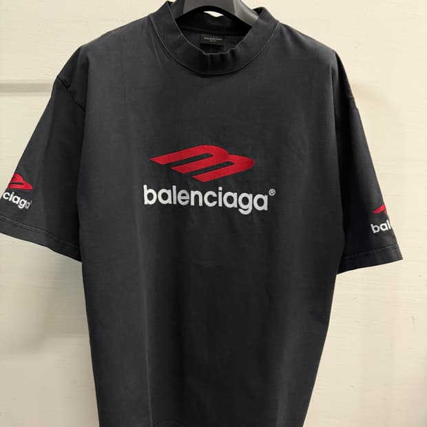 발렌시아가 3B 스포츠 아이콘 티셔츠