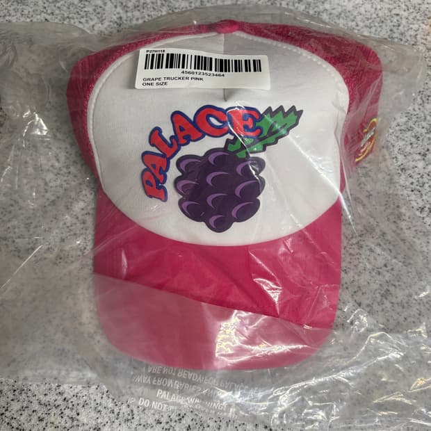 팔라스 그레이프 트러커 캡 모자 핑크