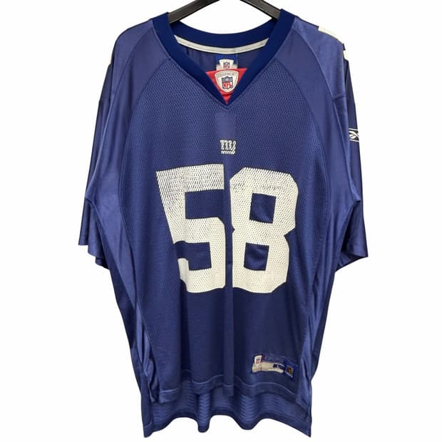 NFL X 리복 뉴욕 자이언츠 유니폼 풋볼 져지 L