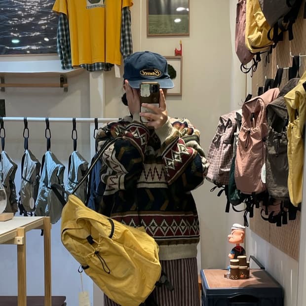 일본빈티지 패턴니트