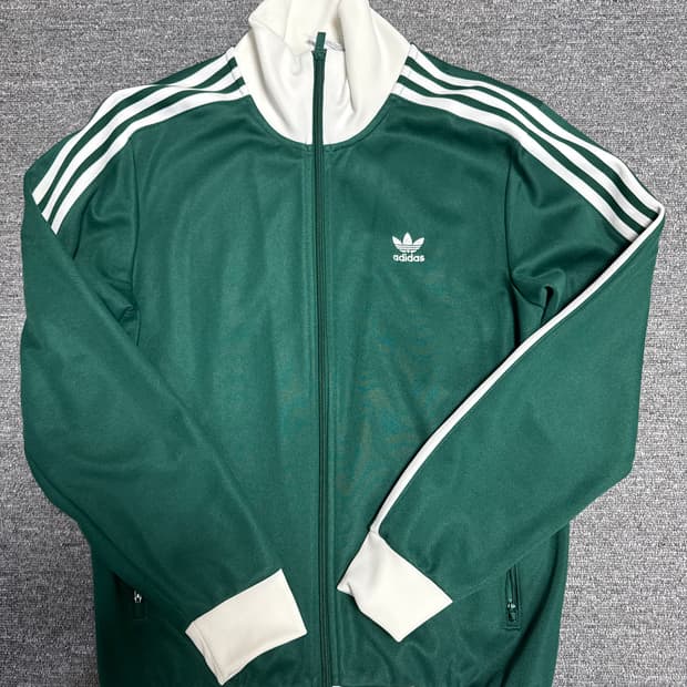 아디다스 아디컬러 베켄바우어 트랙 자켓 컬리지에이트 그린 L