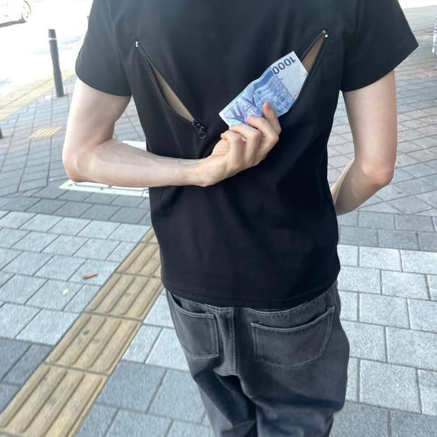 KING SHIT angry zip tee
