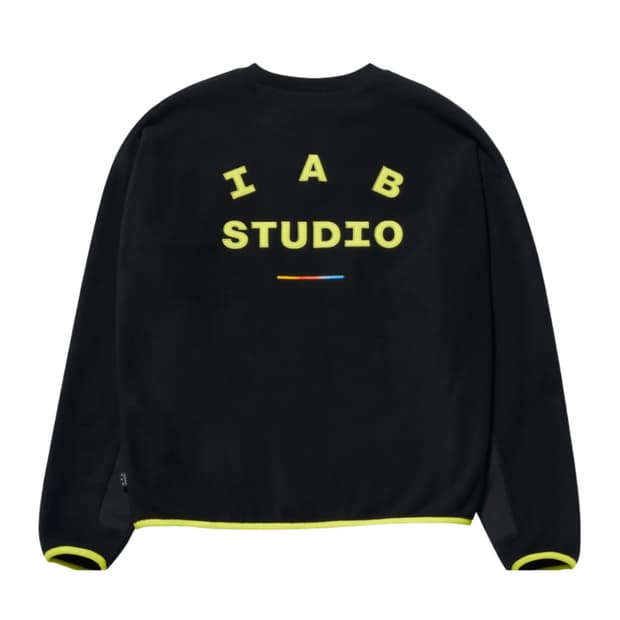 [L] 아이앱 아식스 플리스 셔츠 블랙