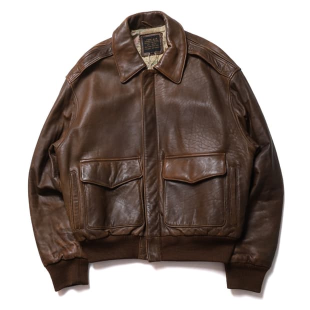 아비렉스 Avirex A2 Leather Flight Jacket 
