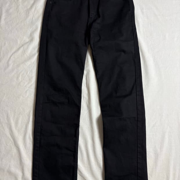 Levis 리바이스 505 블랙 데님 혼방 팬츠 W34