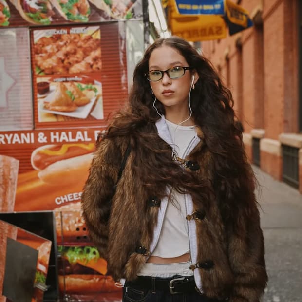 Glowny moor reversible fur jacket