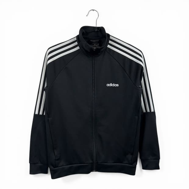 (150) 아디다스 키즈/우먼스 세레노 트랙탑 져지 블랙